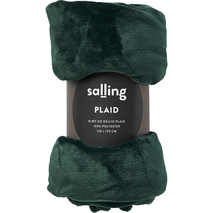 Salling fleece plaid - grøn