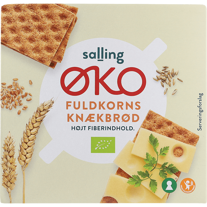 Fuldkornsknækbrød øko