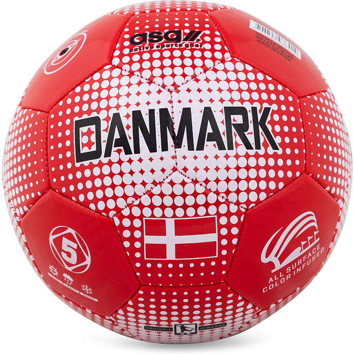 ASG fodbold str. 5 - rød