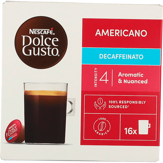 Koffeinfri Americano kaffekapsler