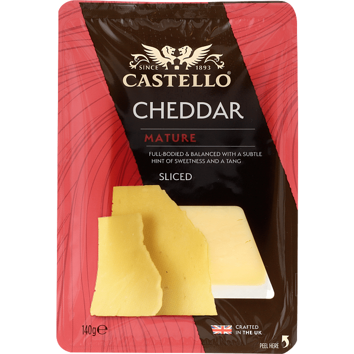 Cheddar ost i skiver 48+