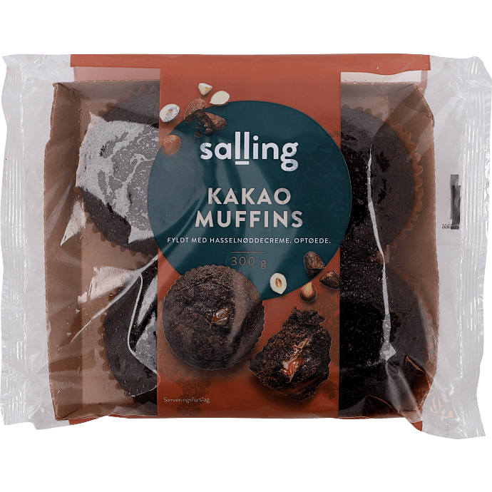 Muffins m. kakao
