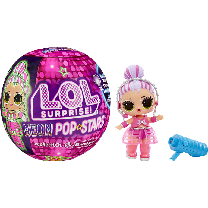 L.O.L. Surprise! Neon Pop Stars Tot dukke - flere varianter - assorteret