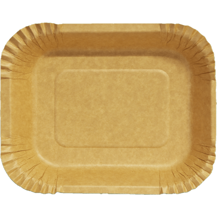 Salling dyb paptallerkener 16x19 cm 10-pak - kraft