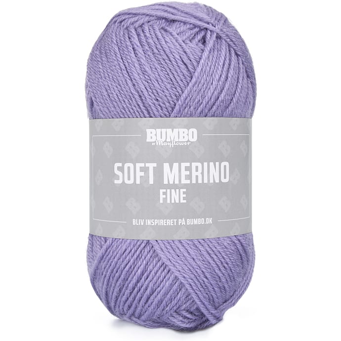 BUMBO Soft Merino Fine Uldgarn - Sart Lilla 1137