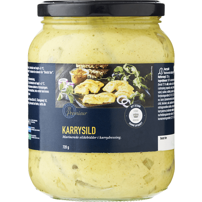 Karrysild i fileter
