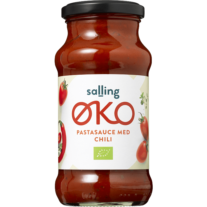 Pastasauce m. chili øko