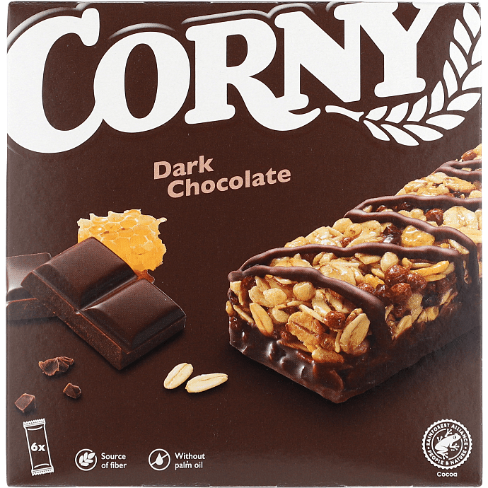 Müslibarer m. mørk chokolade