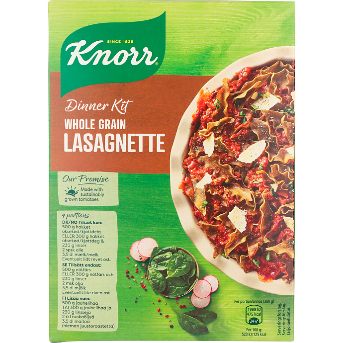 Lasagnette dinner kit