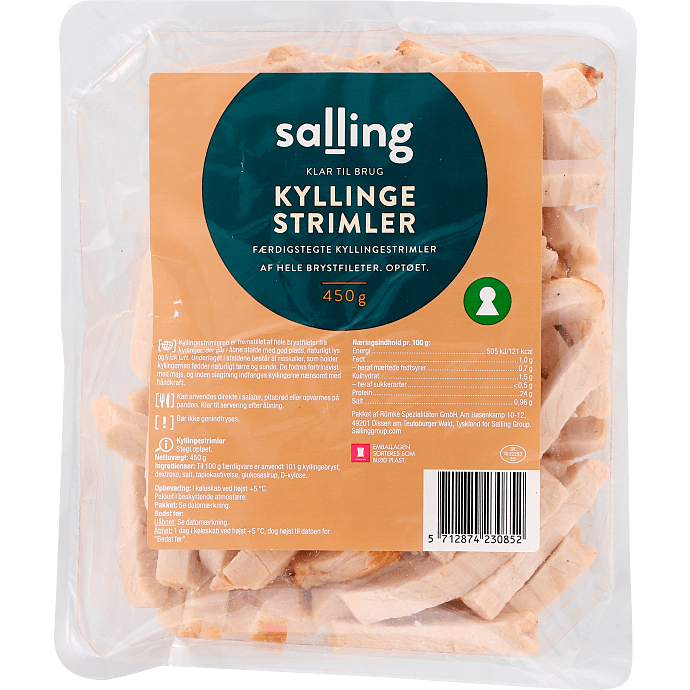 Stegte kyllingestrimler