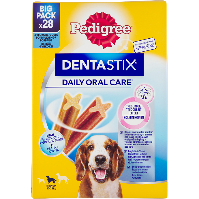Dentastix tyggestænger medium