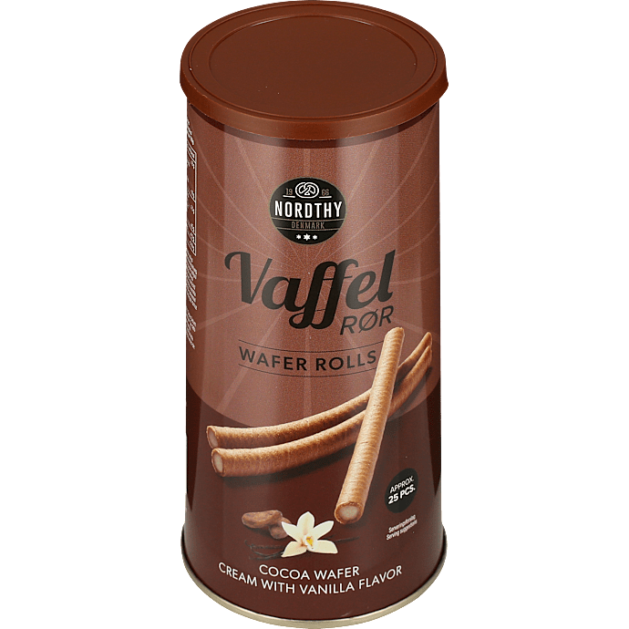 Vaffelrør m. vaniljesmag