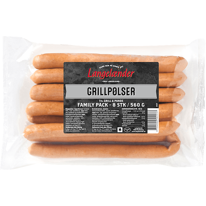 Grillpølser 80% kød