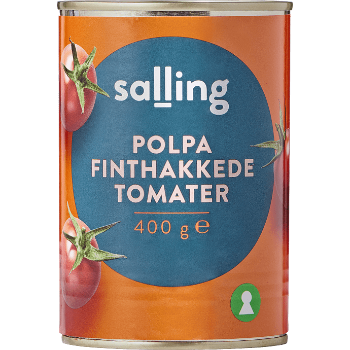 Finthakkede Polpa tomater