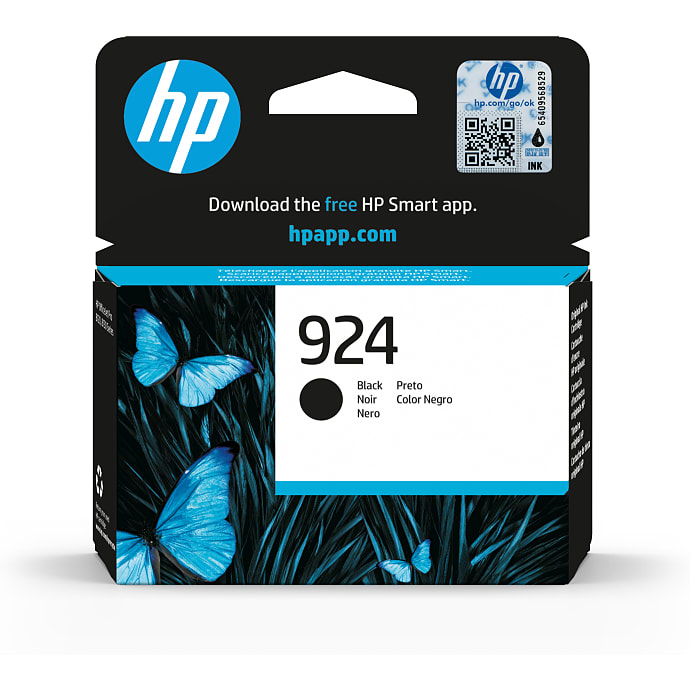 HP 924 blækpatron - sort