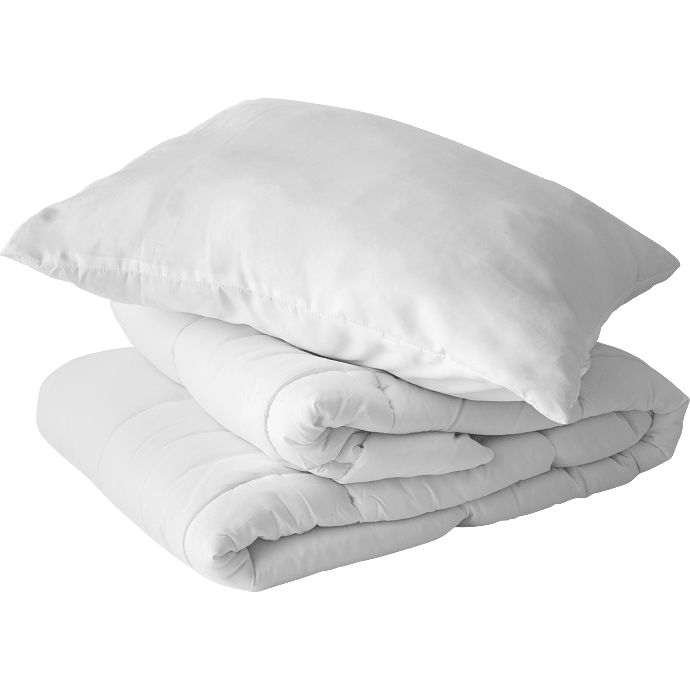 BASIS fiberdyne- og pudesæt 135x200 og 60x63 cm - Lun