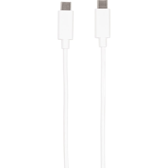 Vivnaco USB-C til USB-C 1,2m kabel - hvid