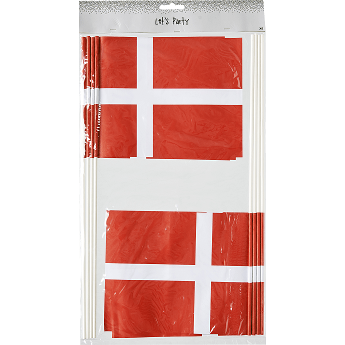 Fødselsdagsflag 8-pak