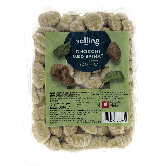 Gnocchi m. spinat