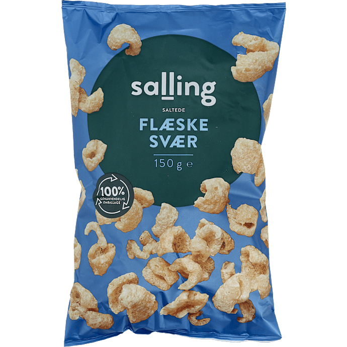 Flæskesvær m. salt