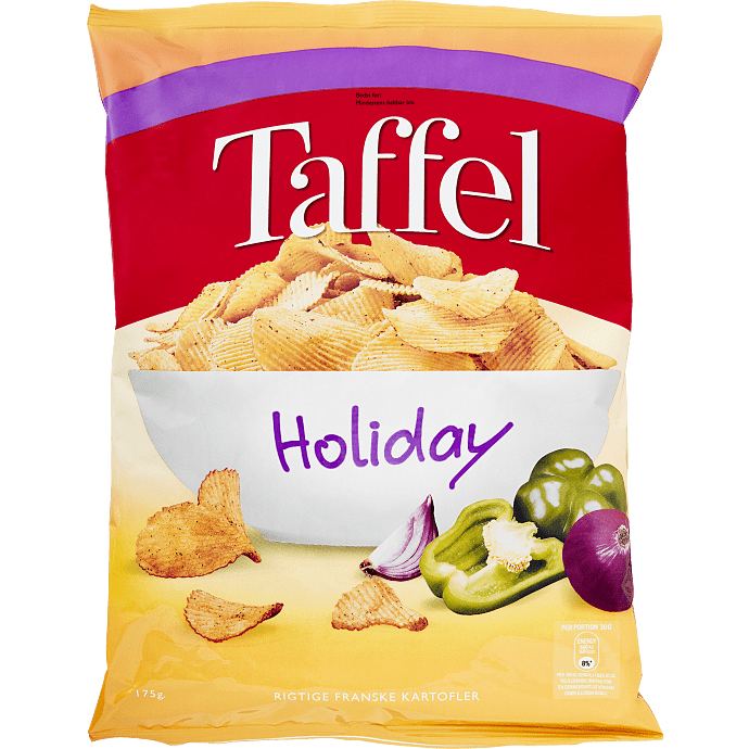 Chips m. holidaykrydderi
