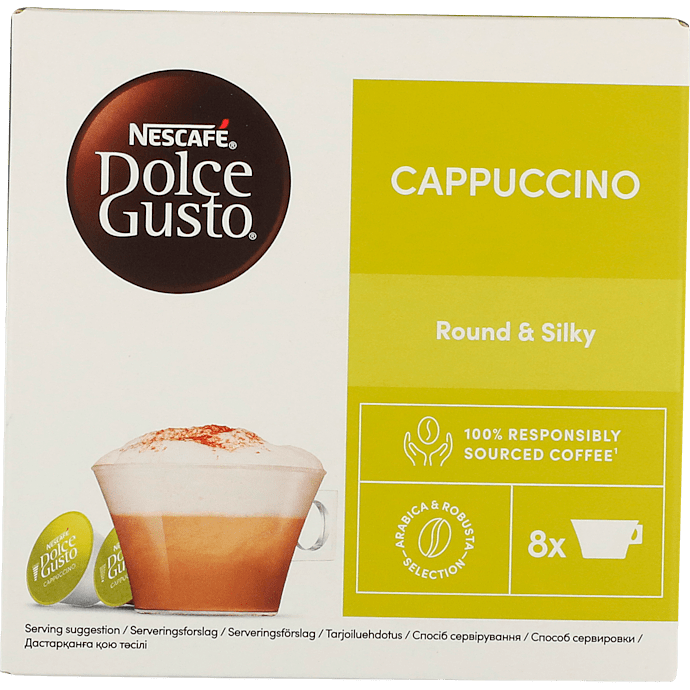Cappuccino kaffekapsler