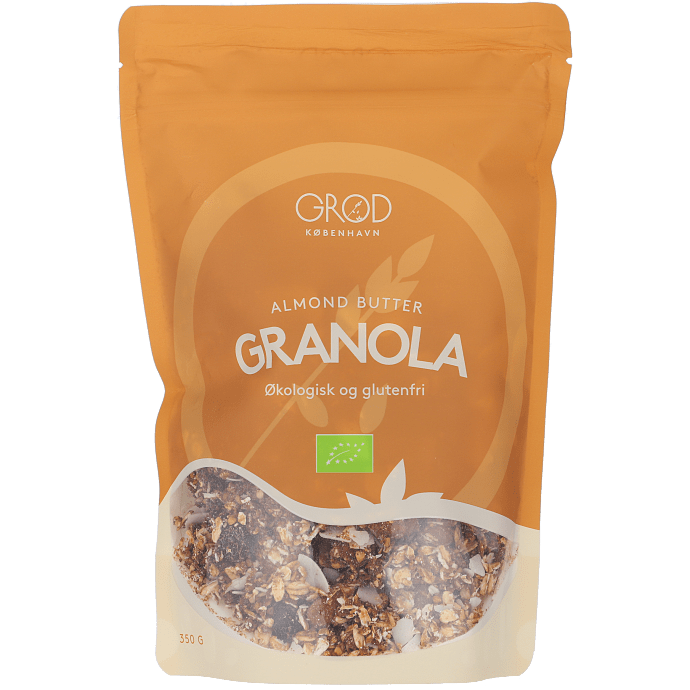 Granola m. mandler, dadler og tranebær øko