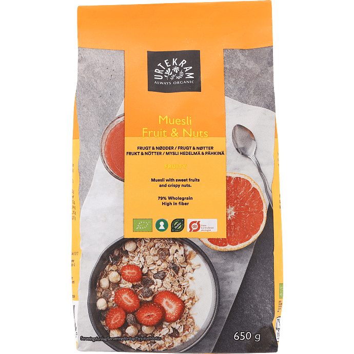 Muesli Fruit & Nuts øko