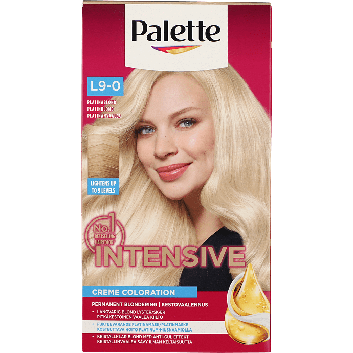 Permanent hårfarve L9-0 Platinum Blonde