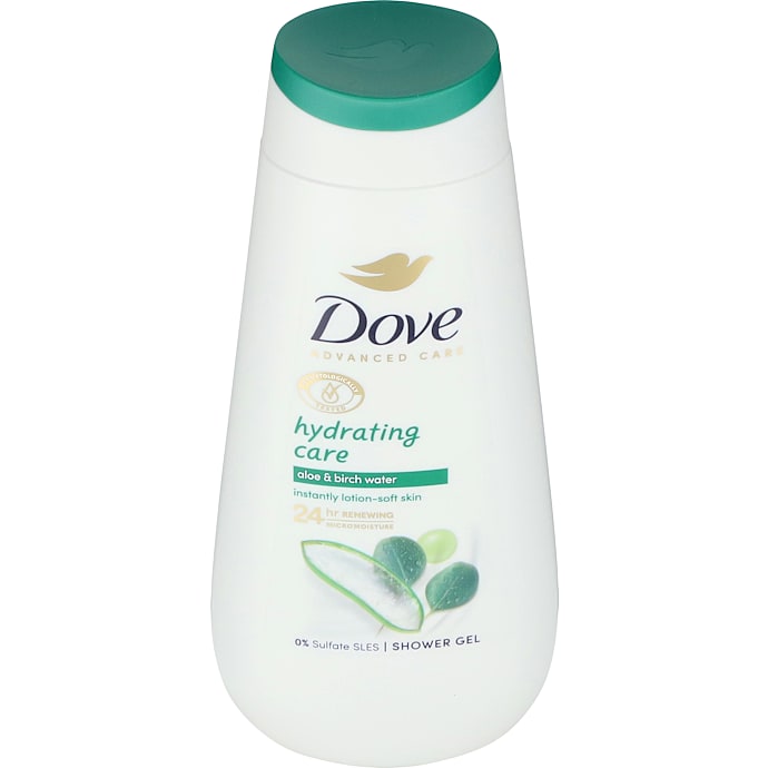 Hydrating Care shower gel m. aloe vera og birkevand