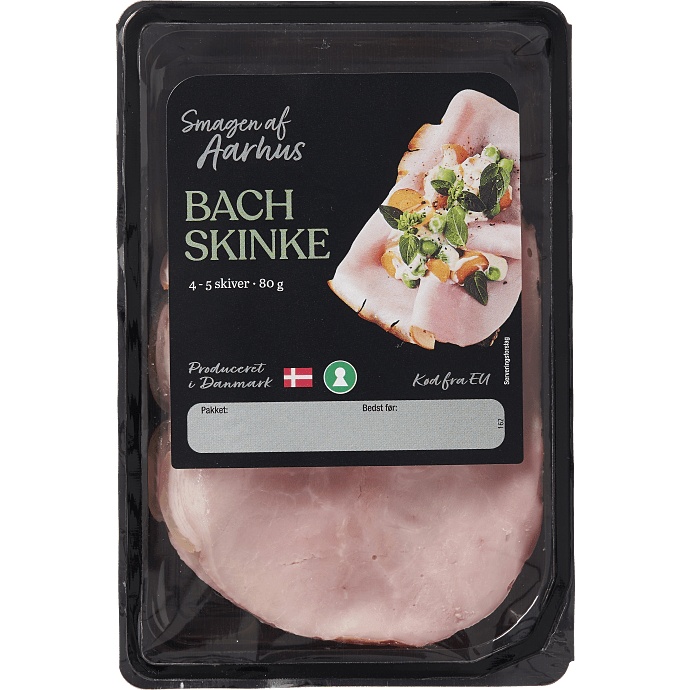 Bach skinke i skiver
