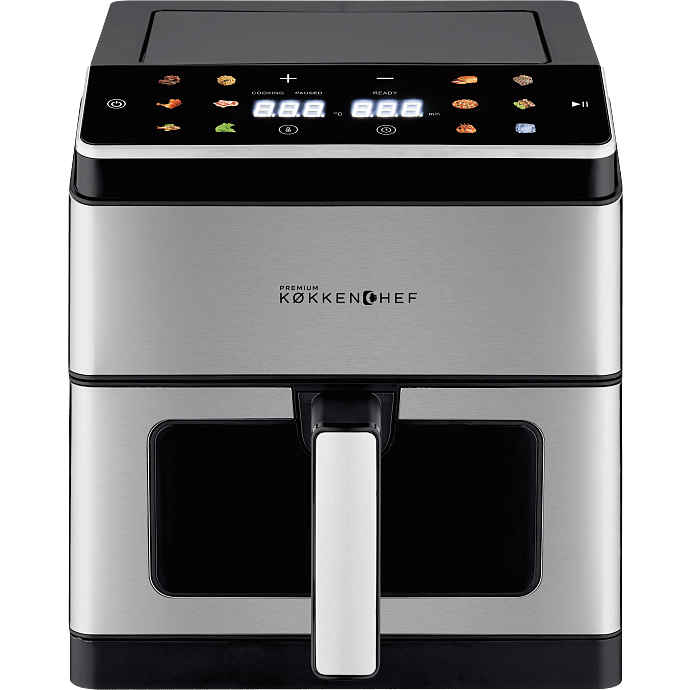 Køkkenchef Premium Airfryer - sort/sølv