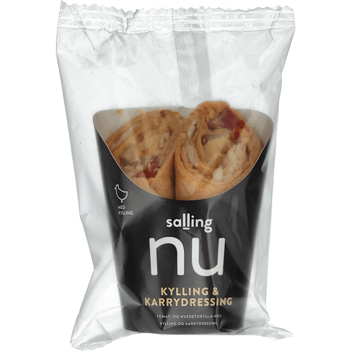 Wrap m. kylling og karry