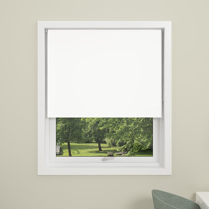 DEBEL uni rullegardin 100 x 175 cm - hvid