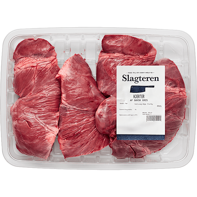 Hjerter af gris