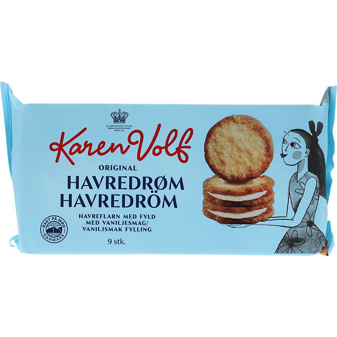 Havreflager m. vaniljecreme