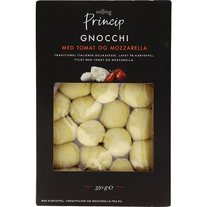 Gnocchi m. tomat og mozzarella