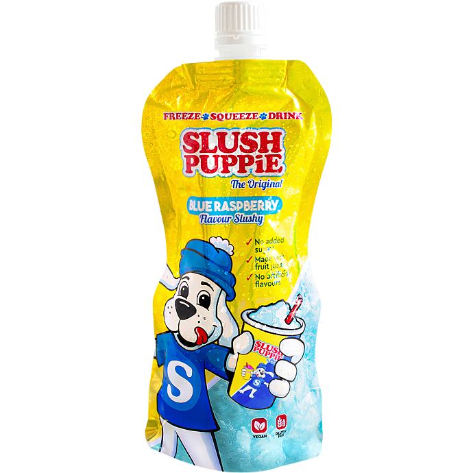 Slush ice med hindbærsmag