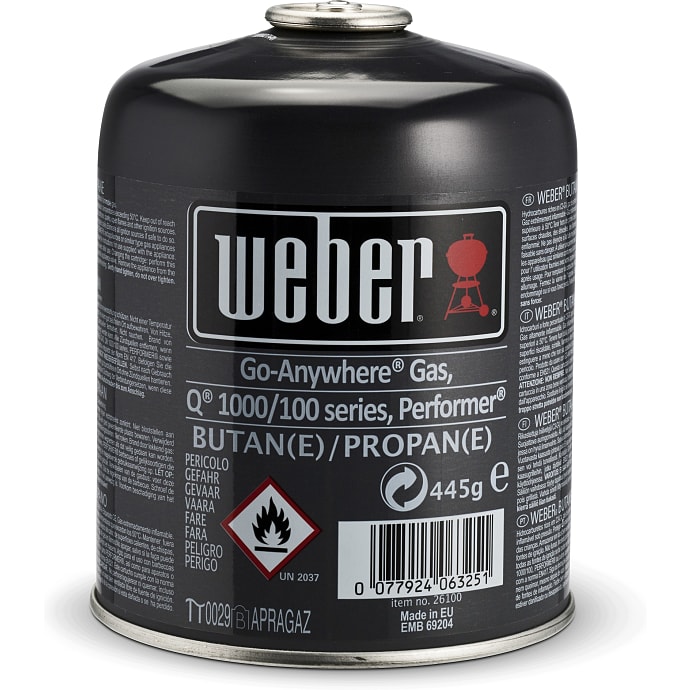 Weber engangs gasdåse
