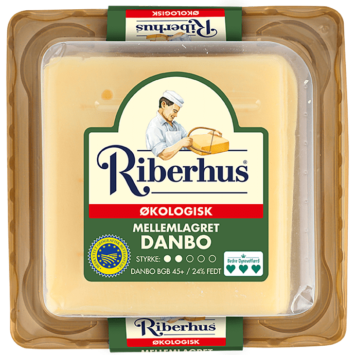 Danbo ost i skiver mellemlagret 45+ øko