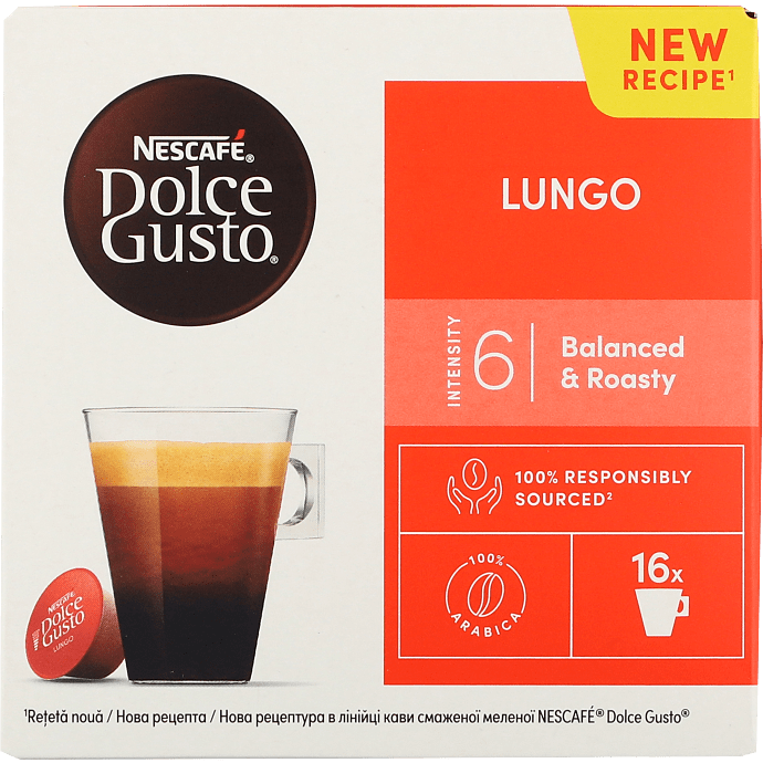 Lungo kaffekapsler