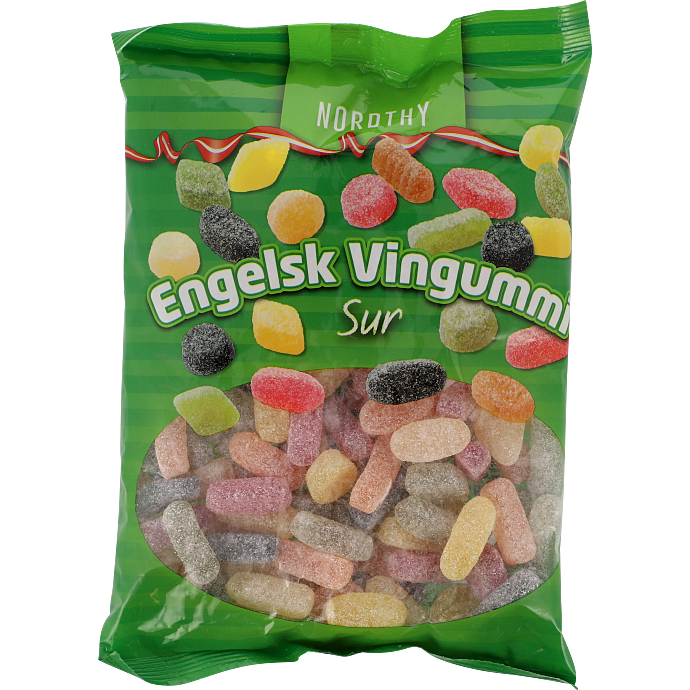 Sur engelsk vingummi