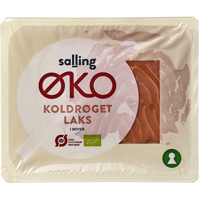 Koldrøget laks i skiver øko