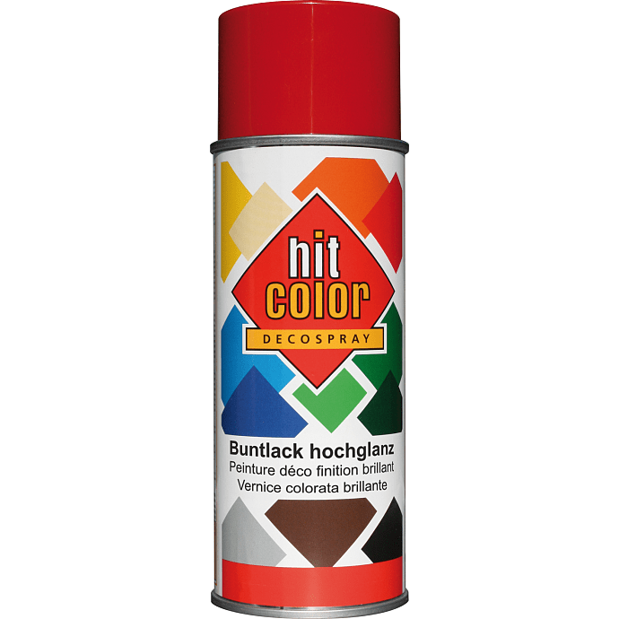 Hit Color spraymaling blank 0,4 liter - rød