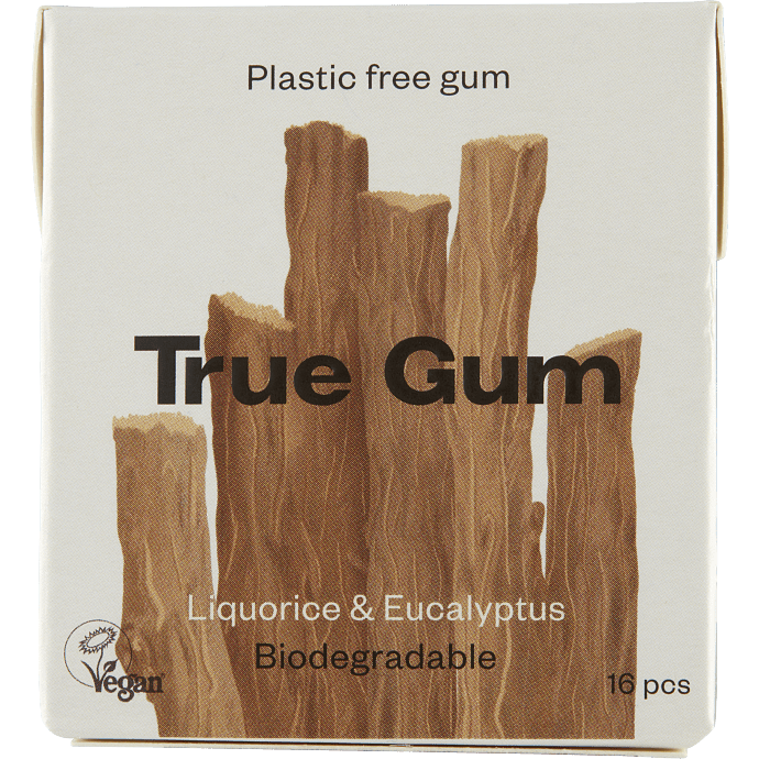 Tyggegummi m. lakrids- og eukalyptussmag