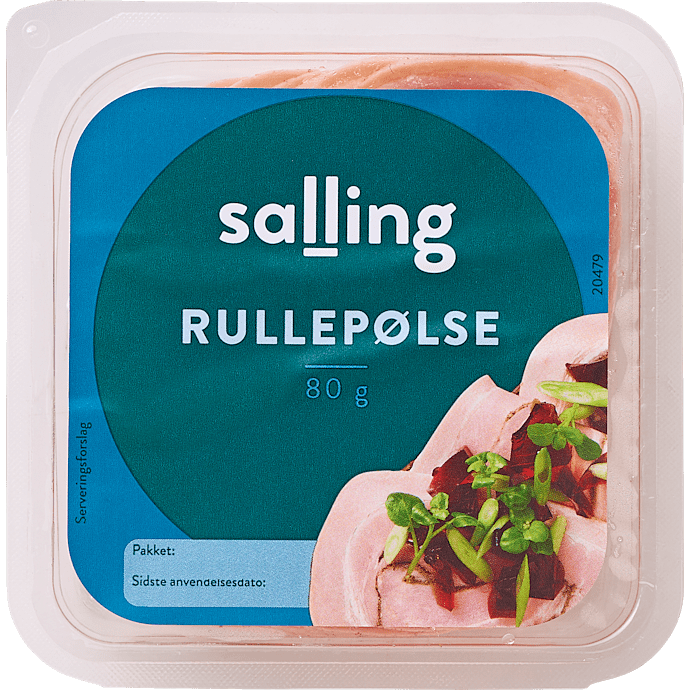 Rullepølse i skiver