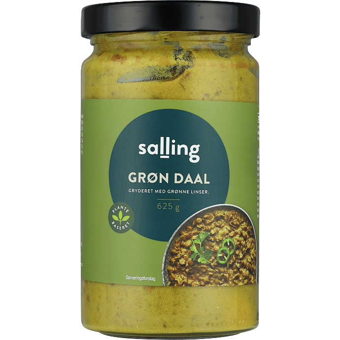 Grøn daal vegansk
