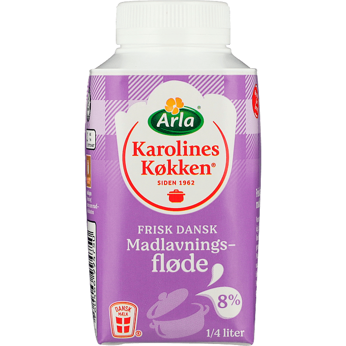 Madlavningsfløde 8% fedt