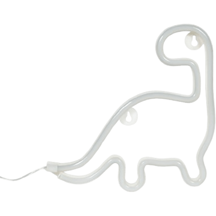 Dinosaur neonskilt - grøn