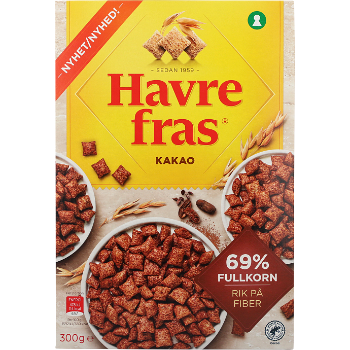 Havrefras m. kakao